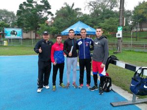 Equipo masculino que disputará la posta 4x100.