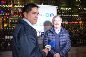 Miguel Carrizosa, presidente de la FPA, entrevistado por Diego Rolón de Tigo Sports.