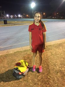 Silvana Cáceres (100 metros y salto largo)